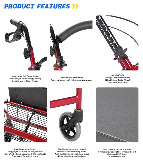 Roller walker detail